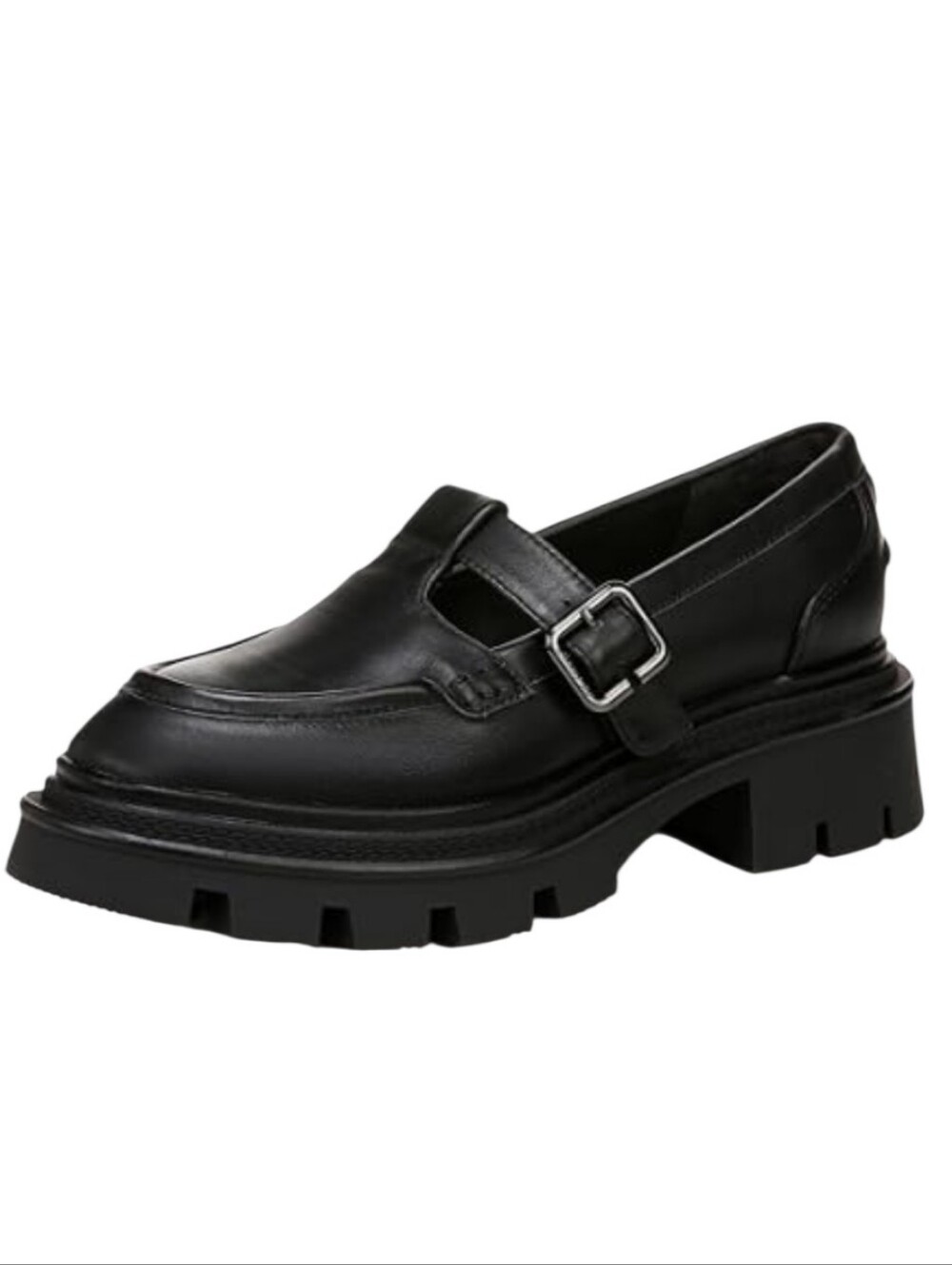 Circus by Sam Edelman Black Leather Lug Sole Mary Jane with Buckle.. Size 8.5